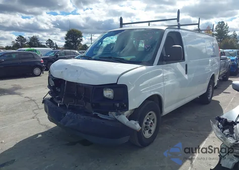 2017 GMC Savana 2500 Work Van z USA, uszkodzony, nr VIN 1GTW7AFF6H1316354